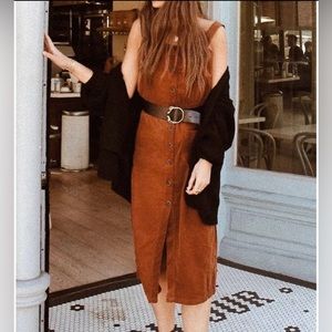 Urban Outfitters Midi button up dress (Size M)
